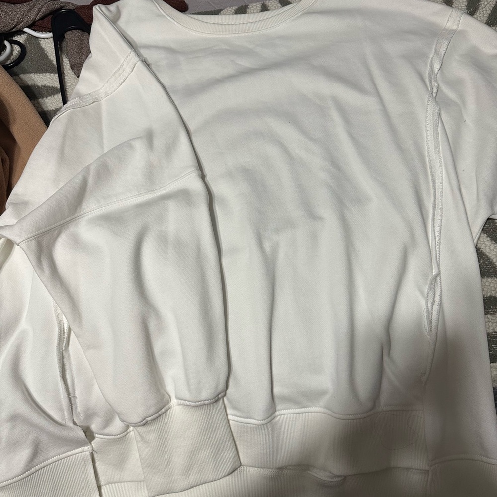 White Crewneck Sweatshirt